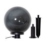 Eglo Erdspießleuchte Monterollo Smoke Schwarz | IP44 - Geeignet für 1x E27