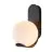 Nordlux Dalius Wandleuchte Schwarz | Geeignet für 1x E27