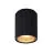 Nordlux Kyklop Deckenleuchte Aluminium und Glas Schwarz | 86mm - IP54 - Geeignet für GU10