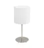 Eglo Tischlampe Pasteri Stahl Satin-Nickel | IP20 - Geeignet für 1x E27 